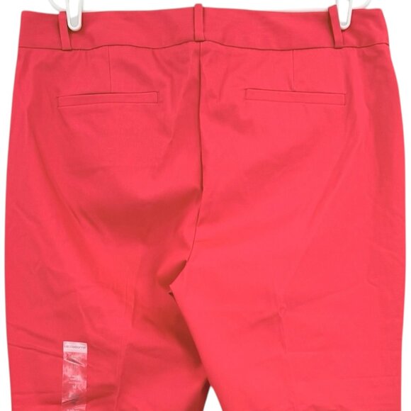 Liz Claiborne Women's Emma Slim Leg Teaberry Ankle Pants Mid-Rise Size 16 NWT - Picture 4 of 11